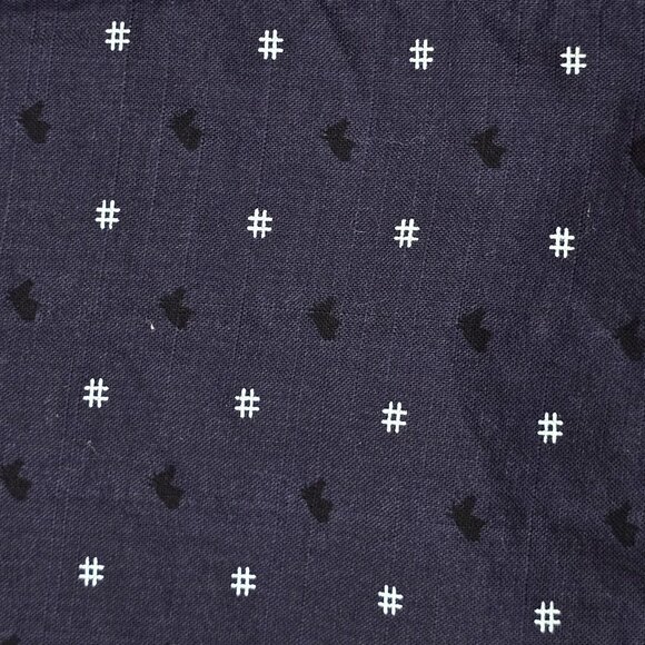 Bit and Bridle Shirt Womens Large Button Down Navy Blue Horse Equestrian Ranch - Picture 8 of 13